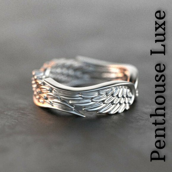 FINAL RESTOCK!! Angel Wing Wrap Ring - Picture 2 of 3
